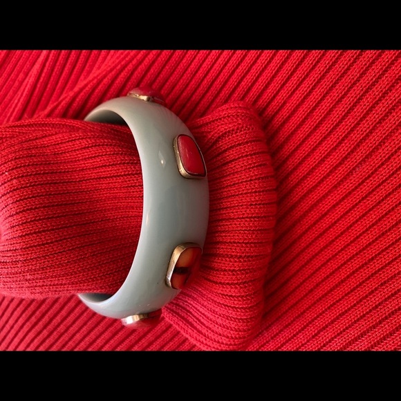 Blue bracelet with red accents - Picture 2 of 2